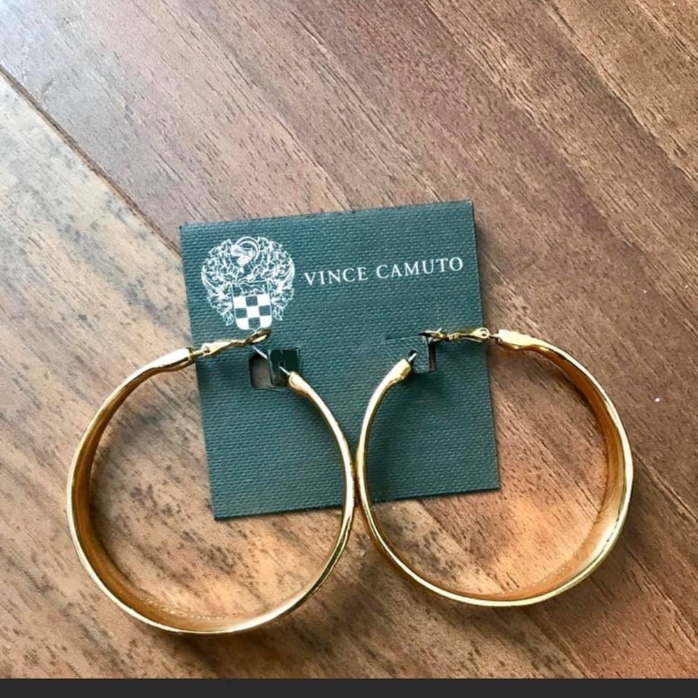 Vince Camuto Gold Hoop Earrings
